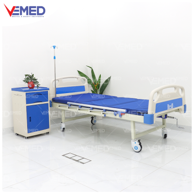 Giường bệnh nhân chỉnh cơ 1 tay quay Hi-MEC HMHB-1010