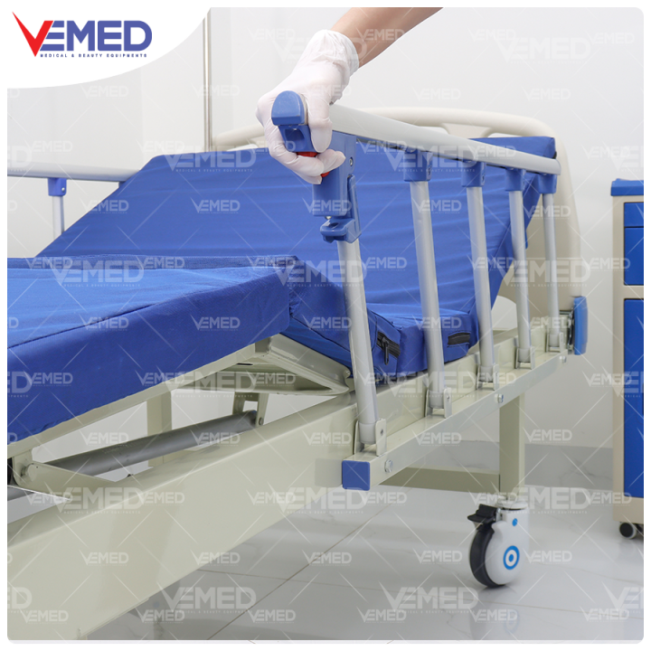 Giường bệnh nhân chỉnh cơ 2 tay quay Hi-MEC HMHB-1020 - Hình ảnh 3