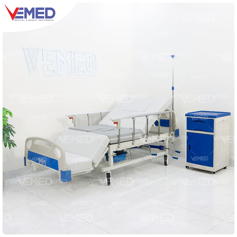 Giường ICU chỉnh cơ 4 tay quay Hi-MEC HMNB-2010