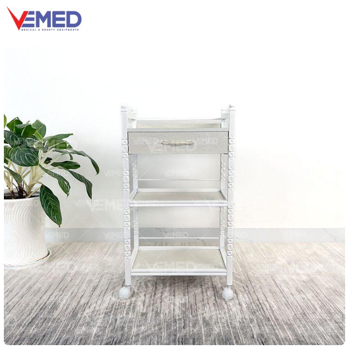 Xe đẩy dụng cụ spa 3 tầng cao cấp HMTL-5050 - Hình ảnh 4