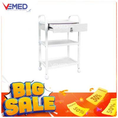 Xe đẩy dụng cụ spa có hộc tủ khóa cao cấp HMTL-5040