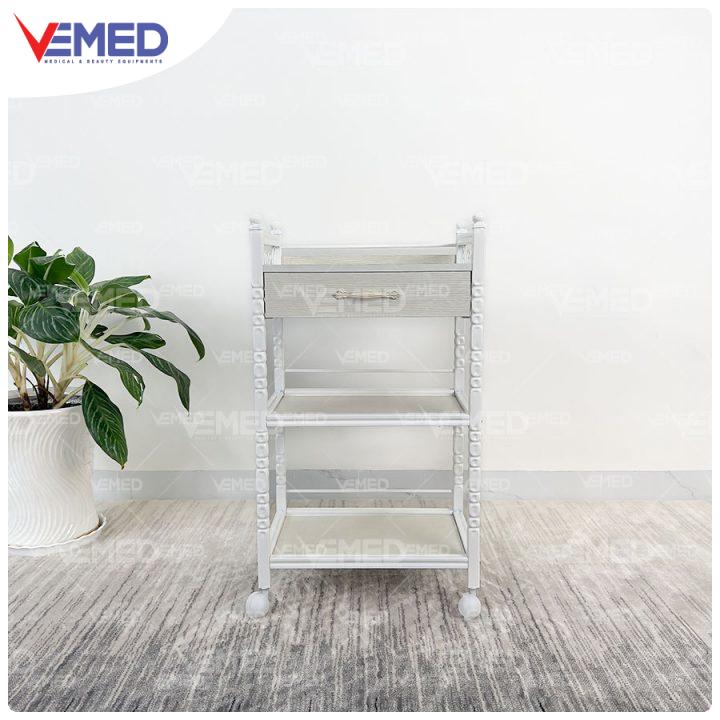 Xe đẩy dụng cụ thẩm mỹ 3 tầng cao cấp HMTL-5060 - Hình ảnh 4