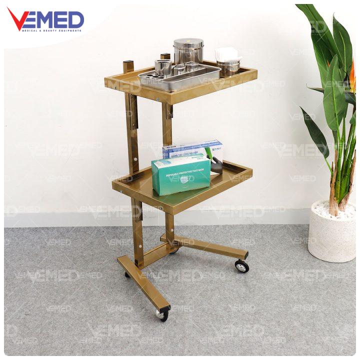 Xe đẩy spa 2 tầng Inox HMTL-5090 - Hình ảnh 2