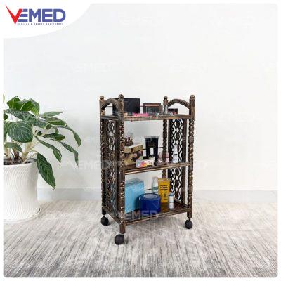 Xe đẩy spa 3 tầng kiểu dáng cổ điển HMTL-5080