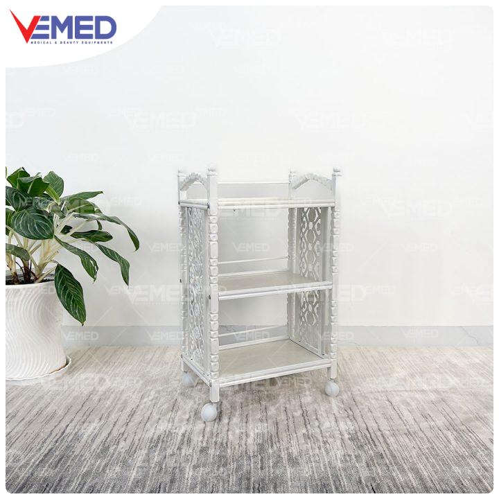 Xe đẩy spa 3 tầng kiểu dáng cổ điển HMTL-5080 - Hình ảnh 4