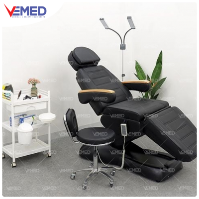 GIƯỜNG GHẾ ĐIỆN SPA THẨM MỸ TAY GỖ HI-MEC HMBB-C830