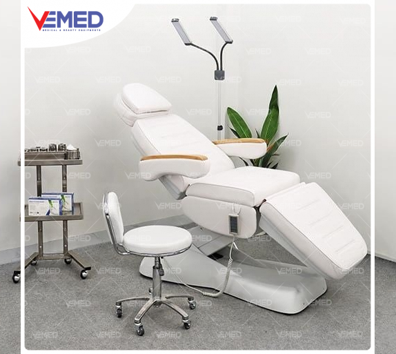 GIƯỜNG GHẾ ĐIỆN SPA THẨM MỸ TAY GỖ HI-MEC HMBB-C830 - Hình ảnh 3