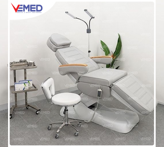 GIƯỜNG GHẾ ĐIỆN SPA THẨM MỸ TAY GỖ HI-MEC HMBB-C830 - Hình ảnh 2